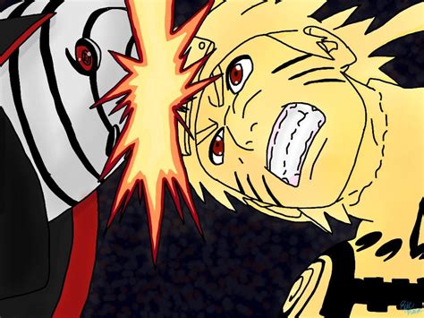 Naruto vs Tobi by epicminion on DeviantArt