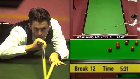 Ronnie O'Sullivan's fastest 147 and 'world's slowest break' compared in ...