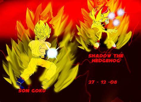 Goku vs Shadow by gamefreak2008 on DeviantArt