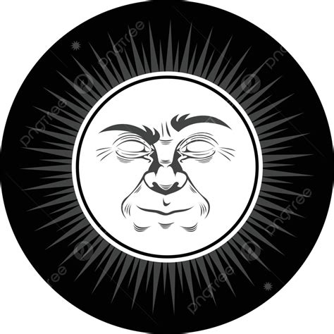 Full Moon Windrose Mascot History Vector, Windrose, Mascot, History PNG and Vector with ...