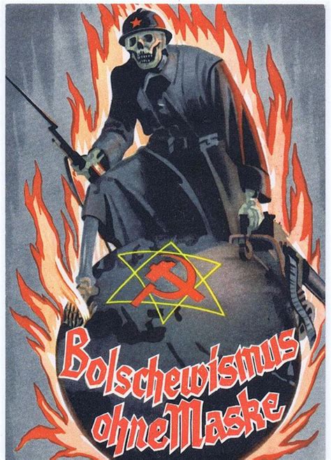 German Reich 1939 - Propaganda card "Bolschewismus ohne Maske" - Catawiki