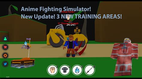 Roblox Anime Fighting Simulator: New Update! 💥3 NEW TRAINING AREAS ...