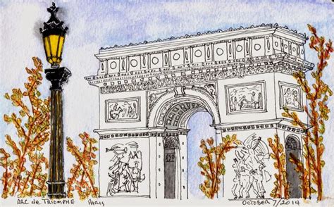 arc de triomphe drawing - Google Search | Arc de triomphe, Paris, Drawings