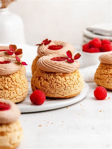 Choux au Craquelin with Raspberry and Nutella — Julie Marie Eats Choux Pastry, Pastry Dough ...