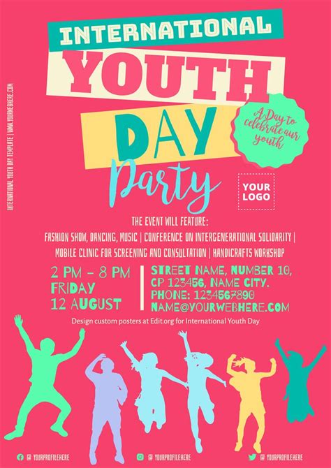 International Youth Day Poster Templates