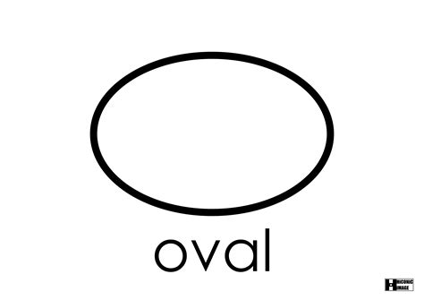 Oval Templates Printable