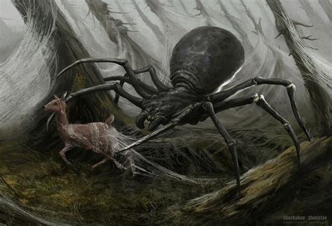 Giant Spider | Fantasy monster, Spider art, Fantasy creatures