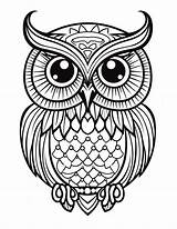 Free printable owl coloring Pictures Download  sketch template
