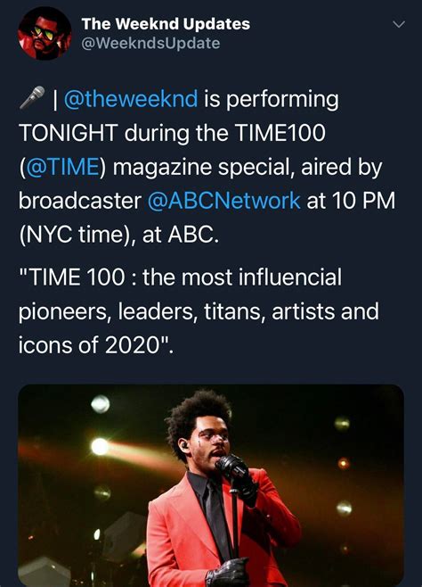 REMINDER: The Weeknd is performing tonight at 10pm EST on ABC : r/TheWeeknd