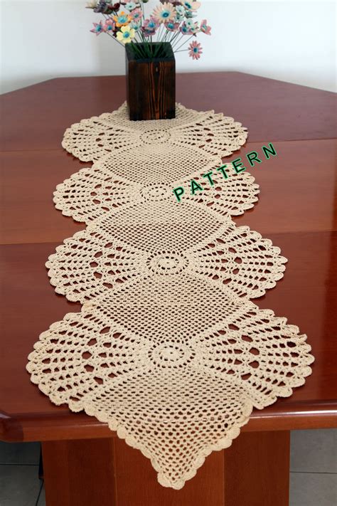 Pin on Crochet table cloth & runner