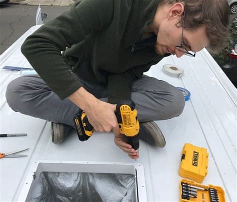 How To Install A Maxxair Vent Fan In A Camper Van (And Wiring!)