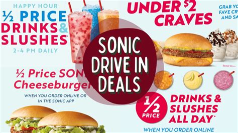 Limited Time Sonic Deals and Discounts 2024 (Updated August)