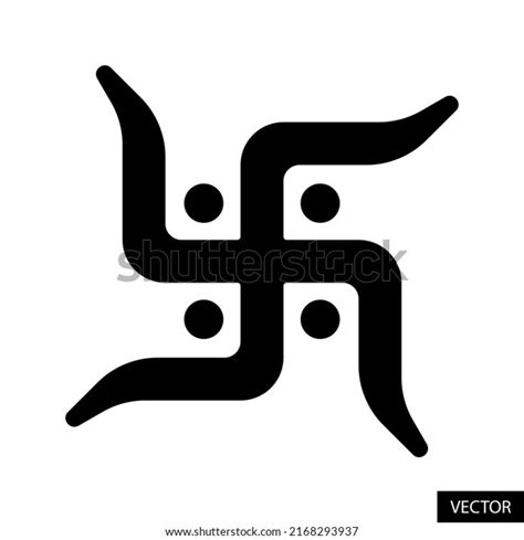 Swastika Symbol Swastik Sacred Symbol Hindus Stock Vector (Royalty Free ...