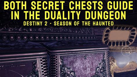 Duality Dungeon - Both Secret Chests Guide | Destiny 2 - YouTube