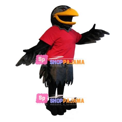 College Raven Mascot Costume