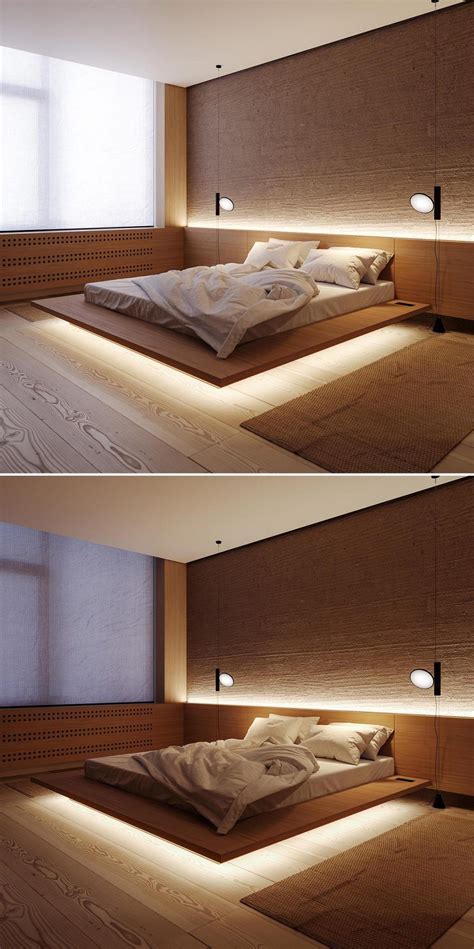 LED Lighting Allows This Bed To Appear As If It’s Floating | Bed lights, Luxury bedroom design ...