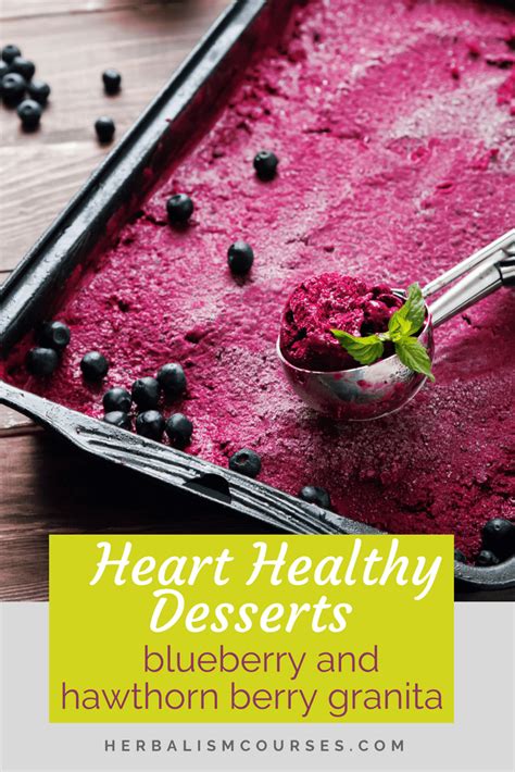 Heart Healthy Desserts – Easy, Delicious Granita Recipe | Home Herbalism Courses