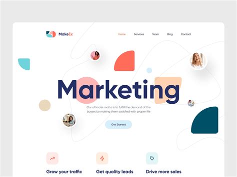 Marketing Agency Website by Rakib Kowshar on Dribbble