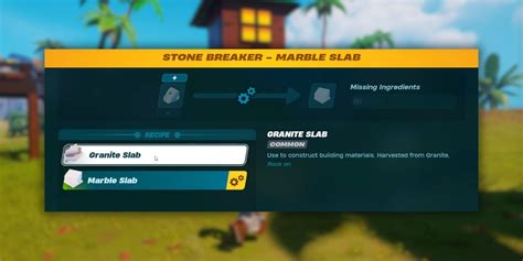 How to Get Granite Slabs in LEGO Fortnite