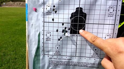 ZEROING IN MY IRON SITES FOR MY Smith & Wesson M&P AR-15 - YouTube