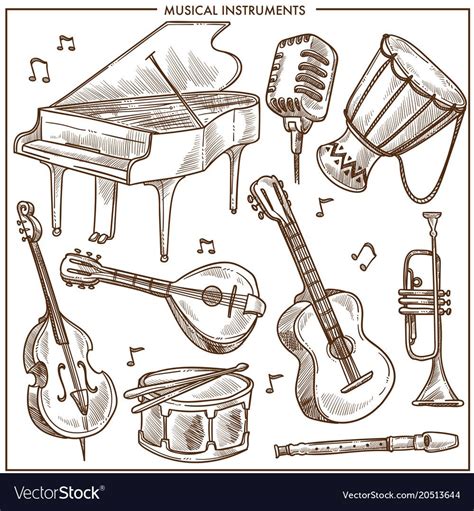 jazz drawing - Google Search | Musical instruments drawing, Music drawings, Jazz instruments