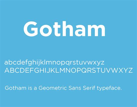 Gotham Font Free Download - Free Fonts