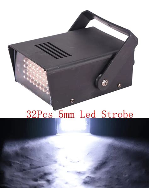 Led Strobe,Strobe Light,Super Bright Flash Light,32Pcs White Led Lamp, Use For Disco, Ballroom ...