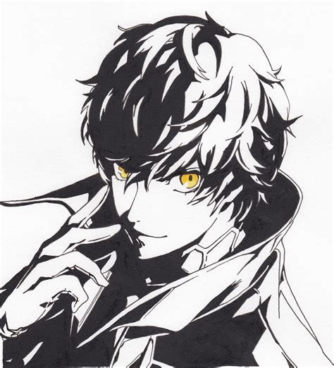 Persona 5 Protagonist Joker Fanart by GiraffeMeow on DeviantArt