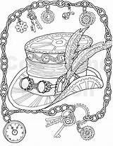 Steampunk Coloring Pages sketch template