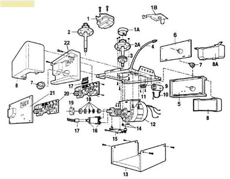 Liftmaster Garage Door Opener Parts Diagram | Reviewmotors.co