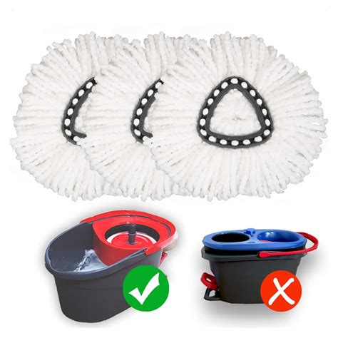 3-pack spin mop replacement heads for $11 - Clark Deals