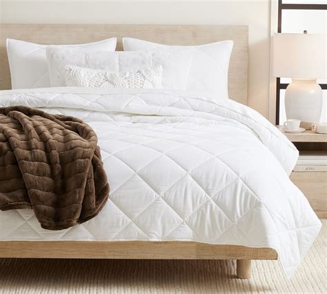 Cozy Brushed Cotton Flannel Quilt | Pottery Barn