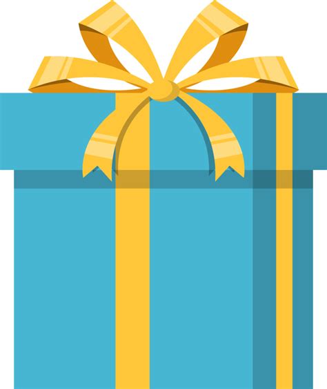 Present box clipart design illustration 9400098 PNG