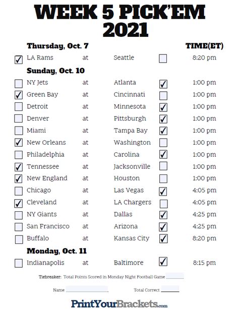 Week 5 NFL Expert Picks - 2024