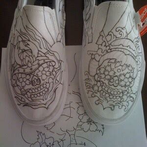 Custom Vans // Traditional Tattoo Style // Hand Painted // Choose Your Theme // Choose Your ...