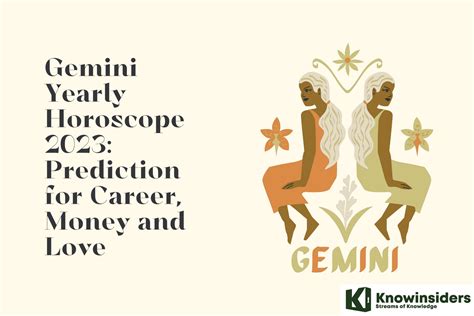 Gemini Horoscope 2023: Love, Career, Money and Health - According to ...