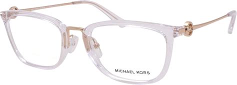 Amazon.com: Michael Kors MK 4054 3105 Crystal Clear Eyeglasses Frame w ...