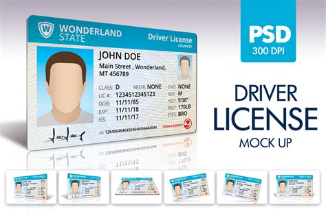 Driver License Mockup Graphic by borisfarias · Creative Fabrica