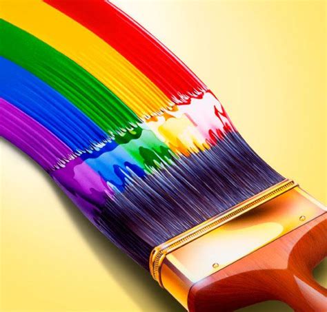 rainbow paintbrush | Window painting, Drip painting, Rainbow