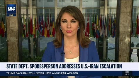 US State Department Morgan Ortagus on US-Iran Tensions | US State ...