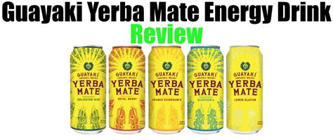 Yerba Mate Energy Drink Review (Best Guayaki Flavor) Yerba, 49% OFF