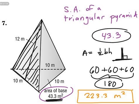 Surface Area Of A Regular Pyramid Formula