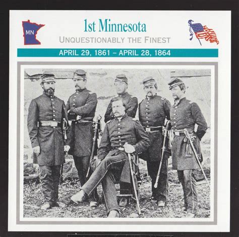 1st MINNESOTA INFANTRY Union Troops U.S. CIVIL WAR PHOTO CARD | Civil ...