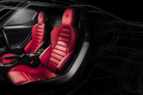 Alfa Romeo 4C UK 2014 Red seats detail interior (1280×852) | Revival Sports Cars Limited