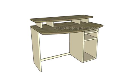 Computer Desk Plans | MyOutdoorPlans