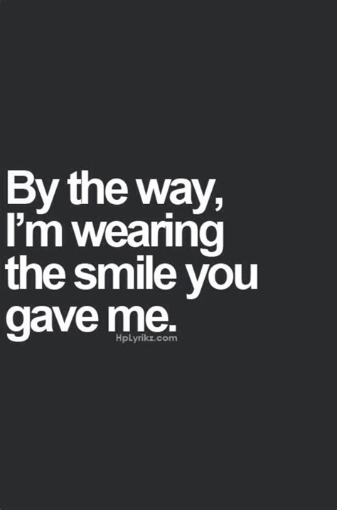 I'm smiling because of you! *^_^* | Inspirational quotes for girls ...