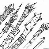 Fantasy Quiver Filled With Magical Arrows Coloring Page 32854 25973 sketch template