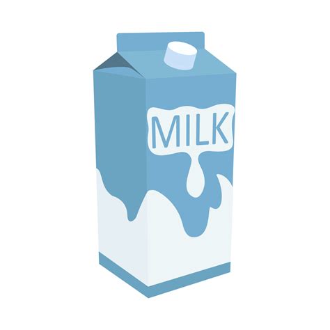 A carton of milk. Vector cartoon illustration 6225849 Vector Art at ...