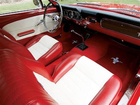 1966 Ford Mustang Fastback Interior LOVE this color combination with a ...