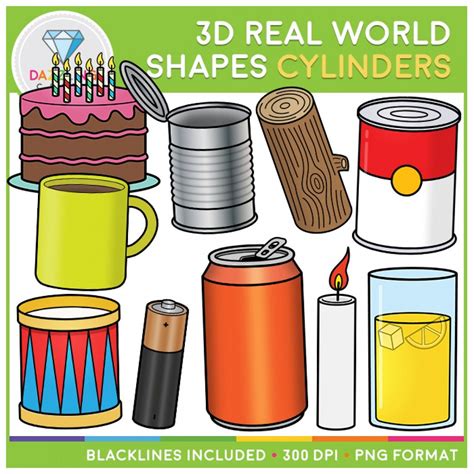 3D Shapes in Real Life Clip Art BUNDLE in 2022 | Shapes, 3d shapes ...